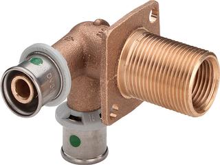 Viega Doppelw.-Durchf. Sanfix-P 2132.4 16xRp 1/2xG 3/4x35mm, RG, SC, winkl.