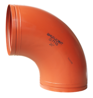 AIPS Bogen VSH Shurjoint 7110 406,4mm, dukt. Guss, 90Gr, lg Radi., or.