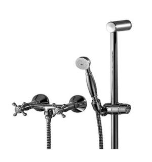 KAJA Brause-Zwei-Griff-Armatur ROMANZE mit Brausestangen-Set
