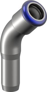 Uponor Bogen INOX 35x35mm, 45Grad, IA, bis 16 bar