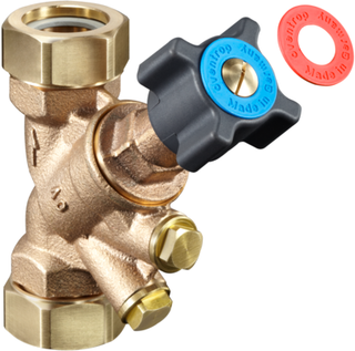 Oventrop Str.-Absp.-Vtl Hydrocontrol ATR DN 10, PN 16, o. Voreinstellung, Rotguss