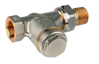 Resideo Rücklaufverschraubung Veramax 3/4", DG, MS vern, m vernickelter Tülle