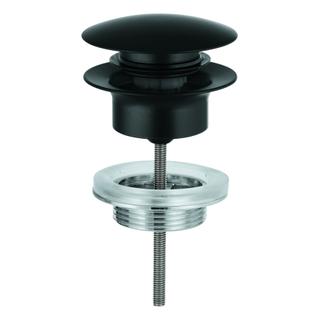 GROHE Ablaufgarnitur Universal m Druckstopfen, verschließb., matt black