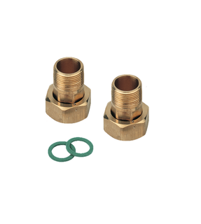 Wasser-Geräte Verschraubung ECO 1 1/2", Messing, für Wasserzähler