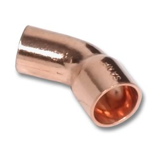 Sanha Bogen 5040 80mm, 45Grad, Kupfer