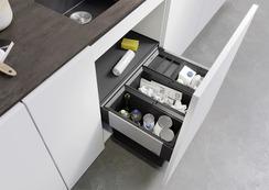 Blanco Abfallsystem SELECT II 60/4 4 Beh., m Systemabd., 2x15 l und 2x6 l