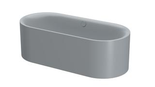 Badewanne BetteLux Oval Silouette-3466 quartz, 180x80x45cm, freistehend