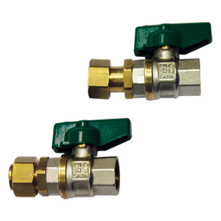 MHG Trinkwasser-Anschluss-Set ProCon E 1/2", Kugelhahn, grün