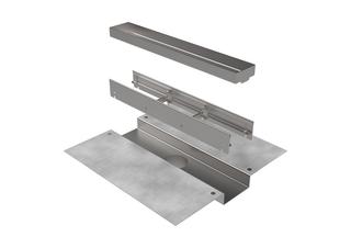 ESS Duschrinne Pool-line Linear, 120cm Inkl. WPS, TAF & Abdeckung, mit Auslass