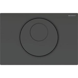 GE Sigma10 BetPl. für WC-Strg., rund auto/bl/man., schw /schwarz matt
