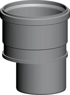 Wolf Erweiterung DN 160 auf DN 200, PP bis 120 GradC