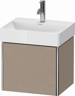 Duravit WT-Unterschrank Compact XSquare 48,4x39cm, Leinen, 1 Auszug, wandhängend