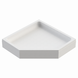 Schedel Duschwannenträger Bette Caro 100x100x3,5cm, 5-Eck, Höhe 14cm