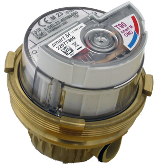 Deltamess Messkapsel AMS T90 smart M OMS, m int. Fu., Q3 2,5 cbm/h, kalt/warm