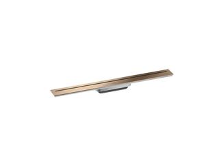 hansgrohe Duschrinne AXOR Drain 700mm, Fertigset, frei i Raum, p red gol