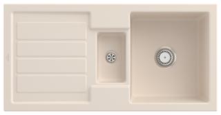V&B Spüle Flavia 60 m Abl.garn, Hand., ivory CeramicPlus
