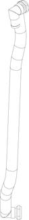BOSCH Ersatzteil TTNR: 8733703238 Schlauch G1" 810mm