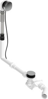 Duravit Ab- u. Überlaufgarn. Quadroval d= 5,2cm, chrom