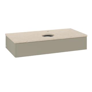 V&B WT-Unterschrank o. F-Struktur Antao 100x19x50cm, HL, WBP botti., st Gr m Lac