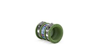 Crassus Schlauchadapter CDC 040 FKM, Typ 1, 32-40mm, L 68mm, 0,6 bar