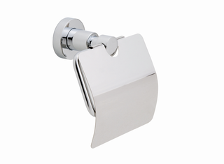 tnwb Papierrollenhalter PRO 040 140x140x68mm, Zink, ES, hgl-vc, m Deck