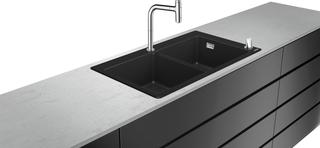 hansgrohe Spülencombi Select C51-F770-10 860x490mm, 2 Hauptbecken, sBox, chrom