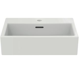 Ideal-Standard Halbeinbau-Waschtisch Extra 50 x 42 x 14,5 cm, 1 Hahnloch, mit Überlauf