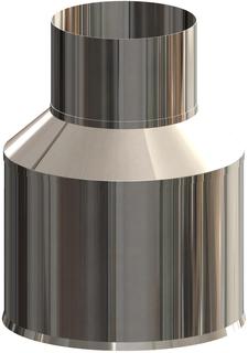 ATEC Mündungsabschluss DN 125/190, PP, Edelstahl blank