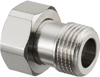 Oventrop Reduzierverschraubung DN 10/DN 15, Messing vernickelt