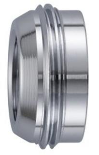 Neoperl Reduziernippel 3/8"x1/2"x3/4", Messing verchromt