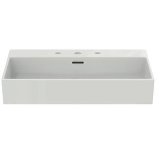 IS Waschtisch Extra 70x45x15cm, 3 HL, mit Überlauf, weiß