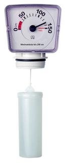 DH Inhaltsanzeiger mechan. MT-Profil R Anschlußgewinde 1 1/2 Zoll und 2 Zoll