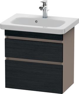 Duravit WT-Unterschrank Com DuraStyle 58x36,8cm, E sw/Bas ma, 2 SchKa., wandh