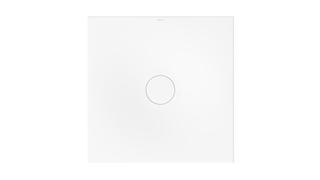 Bette Duschfliese PLUS BetteAir 1000x1000mm, w, RE, gl. Stahl, m Minimum