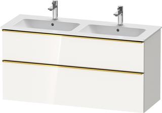 Duravit Waschtisch-Unterschrank D-Neo 128x46,2cm, 1 Kast, 1 A, g pol/weiß hgl
