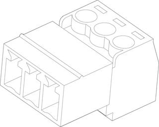 BOSCH Ersatzteil TTNR: 8737716734 Stecker PWM 3 pol