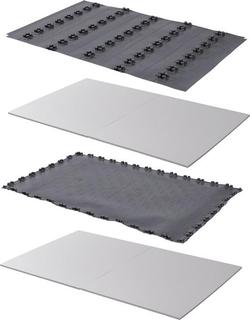 Uponor Noppenpl.-Vert.-/Tür-Set Nubos 1447x900x48mm, EPS 30-2