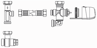 Daikin Drei-Wege-Ventil Altherma mit Antrieb