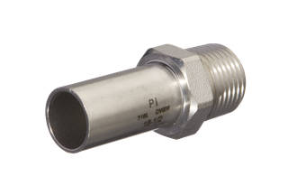 HS Übergang Press Inox V 18mmx1/2 ", AG, Einsteckadapter, ES