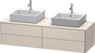 Duravit Waschtisch-Unterschrank XSquare 160x54,8x40cm, 4 La, B bs, wandh, Tau