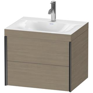 Duravit WT-Unterschrank c-bonded XViu 60x48cm, 2 La, 1 HL, s m, Rah. C, Ei ter