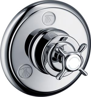 hansgrohe Fertigmontageset Axor Montreux UP-Ab- + Um-V, m Kreuz, pol. gol opt