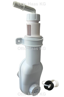 HAAS Abwasseranschlusssiphon mit Winkelschlauchtülle Durchm.: 12mm, nac
