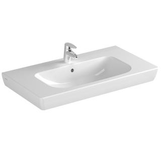 VitrA Möbel-Waschtisch S20 85x46cm, m ÜL, 1 Hahnl. mit., we. hgl