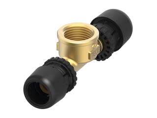 TECE T-Stück TECElogo Ax 20mmxRp 1/2x20mm, Siliziumbronze