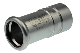 AIPS Übergangsstück VSH XPress R2748 76,1x76,1mm, ES, EPDM-O-Rg, a. Nutsystem