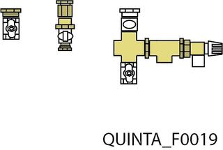 Remeha Anschlussset Aufputz, für QUINTA 65/PRO 90