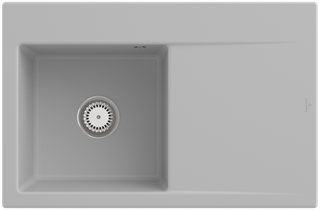 V&B Spüle Subway Style 45 li, m Abl.garn, Hand., steam CeramicPlus