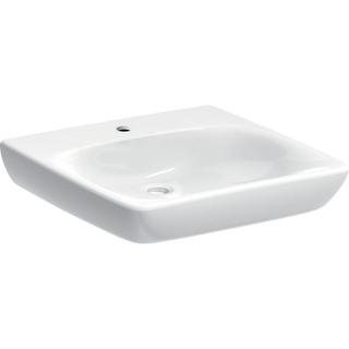 Geberit Waschtisch Renova Comfort 60x55cm, BF, m Hahnl. mit., o. ÜL, we.