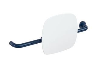 HEWI Rückenstütze 801 WA 150mm, AF R, Lehne signalw., stahlbl.